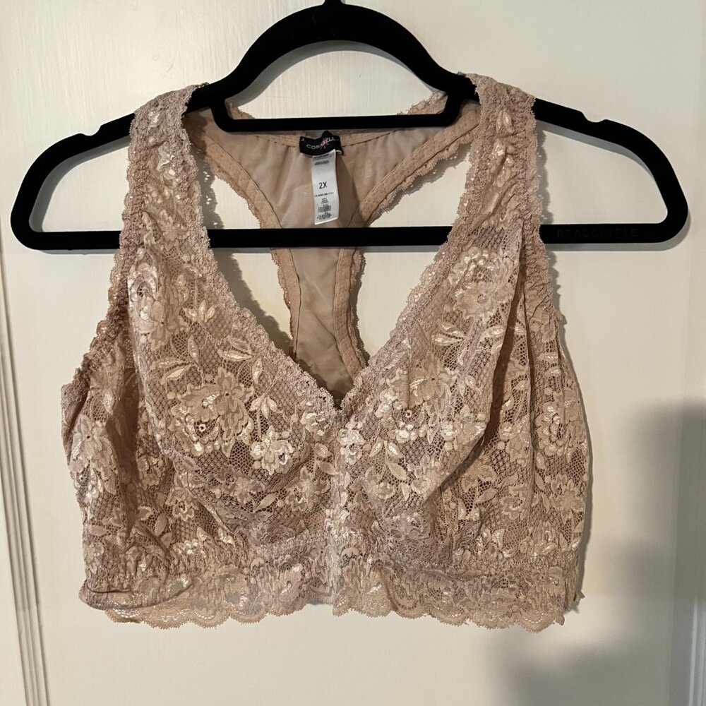 Cosabella Never Say Never Curvy Racie Racerback Bralette 2XL (36F, 38DD)